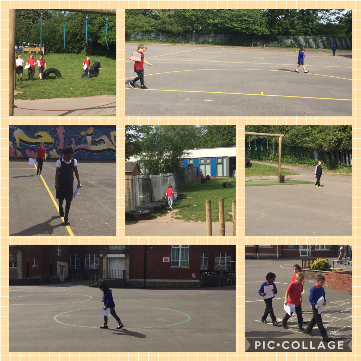 HTPSMiss_Ings's tweet photo. Dosbarth Newton have been using their knowledge on #measuring &amp; applying it to @HTPSchool playground📏 #OutsideLearning #PracticalMaths https://t.co/4usksAE0lJ