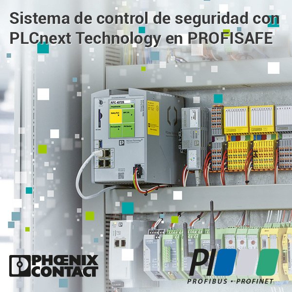 Sistema de control de seguridad con PLCnext Technology en PROFISAFE de <a href="/PhoenixContactE/">Phoenix Contact ES</a>. El primer sistema de control de alto rendimiento para el ecosistema PLCnext Technology.
profibus.es/sistema-de-con…
#PROFIBUS #PROFISAFE #PROFINET