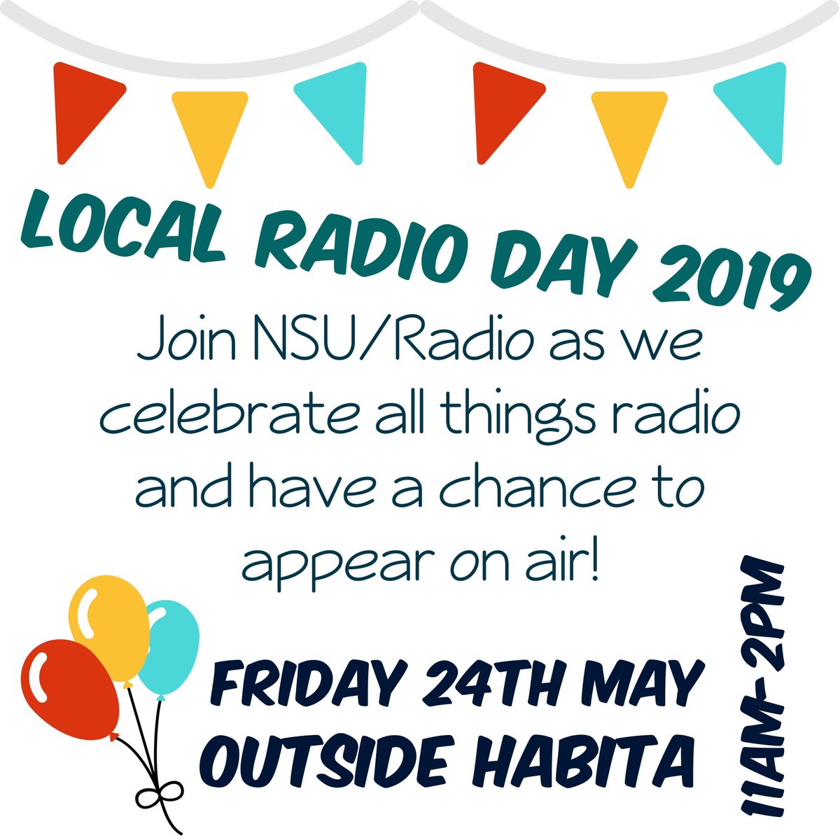 Join us for #localradioday tomorrow outside habita!