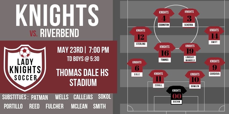 TDHS Girls Soccer (@tdhsgsoccer) on Twitter photo TD Soccer has a huge night ahead! <a href="/TDHSSOCCER/">Thomas Dale Boys Soccer</a> opening up the evening at 5:30pm, then we take the pitch at 7pm! ⚽️❤️ Come watch both games for $8! 🎉 TD Soccer has a huge night ahead! <a href="/TDHSSOCCER/">Thomas Dale Boys Soccer</a> opening up the evening at 5:30pm, then we take the pitch at 7pm! ⚽️❤️ Come watch both games for $8! 🎉