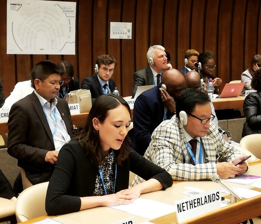"My generation is ready to take up the challenge and ensure a healthier future. But young leadership cannot reach its full potential without recognition of responsibility of those who have the power to change this climate crisis" my statement at #WHA72 item on the #climatecrisis