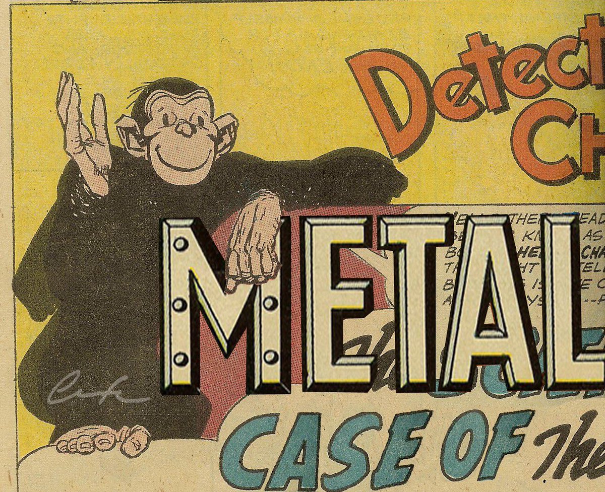 #OnThisDay in 1952 #DetectiveChimp debuted in #AdventuresOfRexTheWonderDog #comics #4 #Bobo witnessedHis #AnimalTrainer #FredThorpe’s murder&when #SheriffChase investigates BoboLeadsHimBack2HisOwnOffice laterChase’s secretary tries2killBobo butHeReleases #TomboTheGorilla 2stopHim