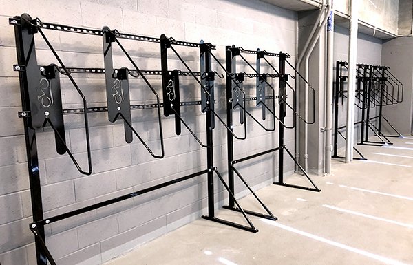 bike rack for apartment building