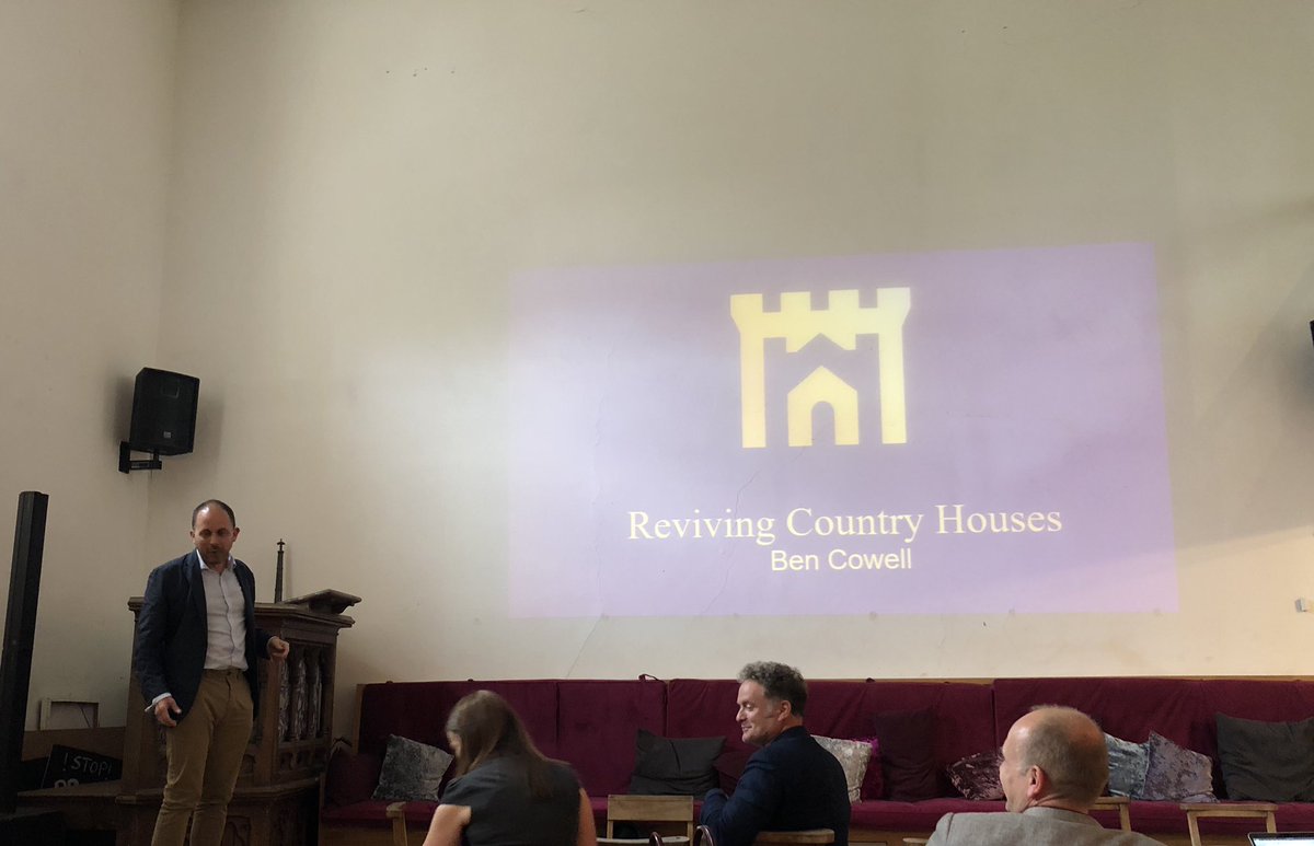 innocastle's tweet photo. “More than 75% of our heritage is privately owned” - a captivating talk by @Ben_CowellDG on diversifying business at castles, manors and estates @HHAAUS. 

How can #policymakers support private owners and thus the fragile economies around the houses? 

🔗 https://t.co/OGm5XPGnMs https://t.co/JnxivjI2F8