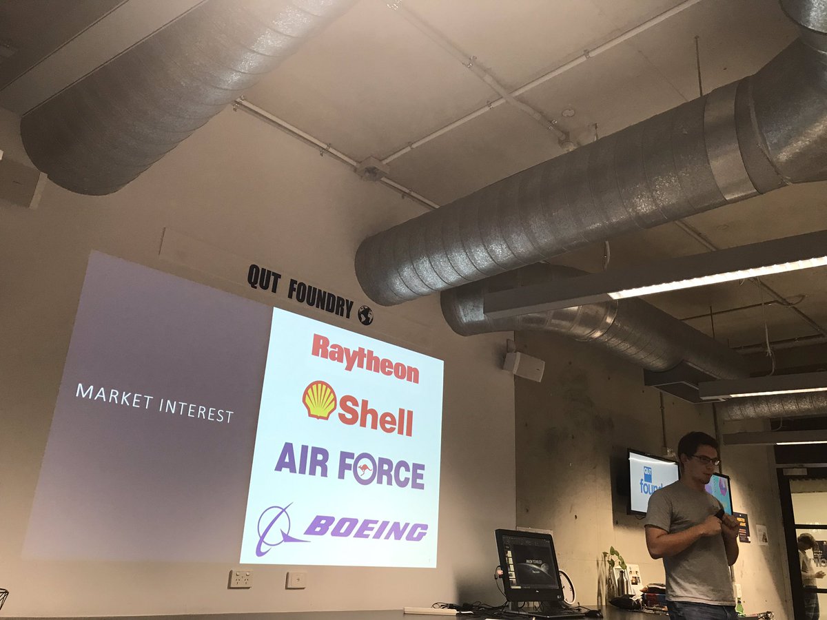 QUTEship's tweet image. #IDEASlaunched pitch at @QUTfoundry = #Rocket #fuel by engineering student Rhyan &amp;amp; team (who also design equipment &amp;amp; rockets🚀 ) - they’re doing research into un unlikely fuel source that has explosive potential as fuel for #rockets
