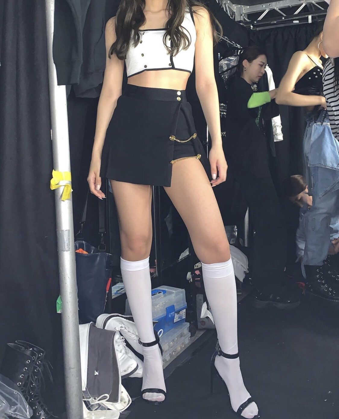 Knee socks deals and heels