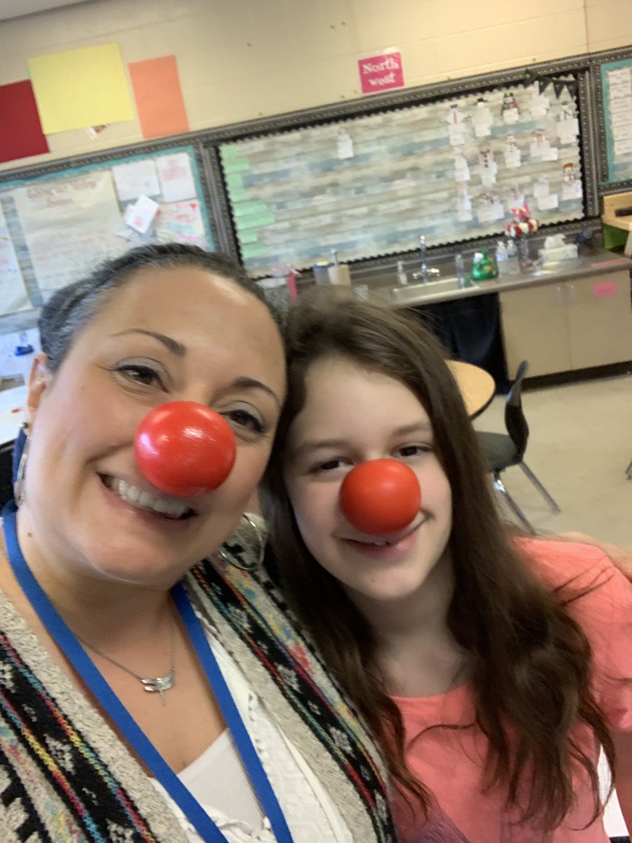 Celebrating #RedNoseDay to help bring #awareness to #childhoodpoverty @ConnorCougars @SuffernCSD