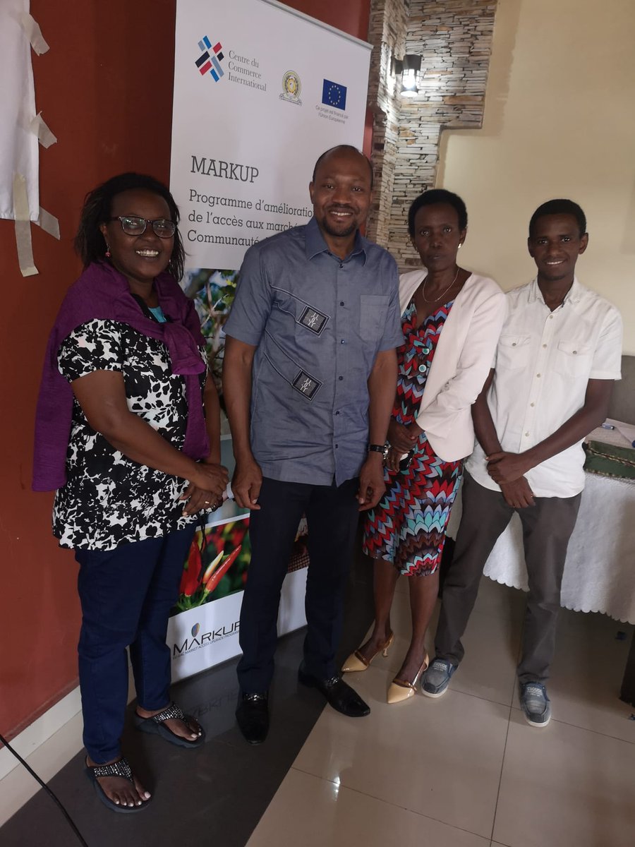 ChristaFarmBi's tweet photo. Participating in Market Access Upgrade Programme (MARKUP) that supports SMEs across the region to improve access to EU markets and increase interregional trade in parternaship with @ITCnews @UoNMEAC @EACTrade @ITC_Youth
#eac #agribusiness #Agripreneur #Burundi #ITC #markup #trade https://t.co/sG9WIg6xoS