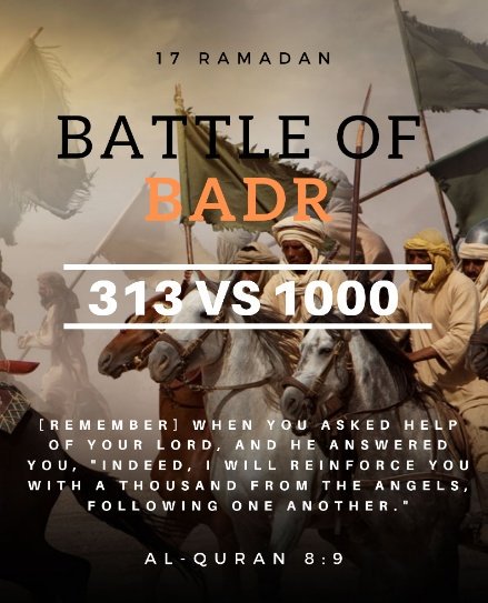 HazratAli (AS) was the source of victory in this first war against atheists & on this basis 17Ramazan was termed as YoumeFurqan by Allah…