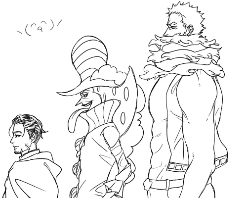 推し全員描けるかな!?(※描けませんでした) 