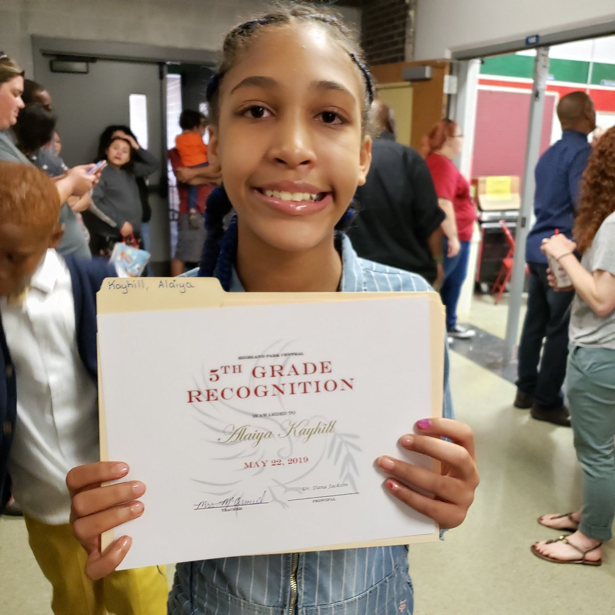Last night we recognized our 5th graders heading to middle school. #BeHPC #WeareTPS #HPCgrad