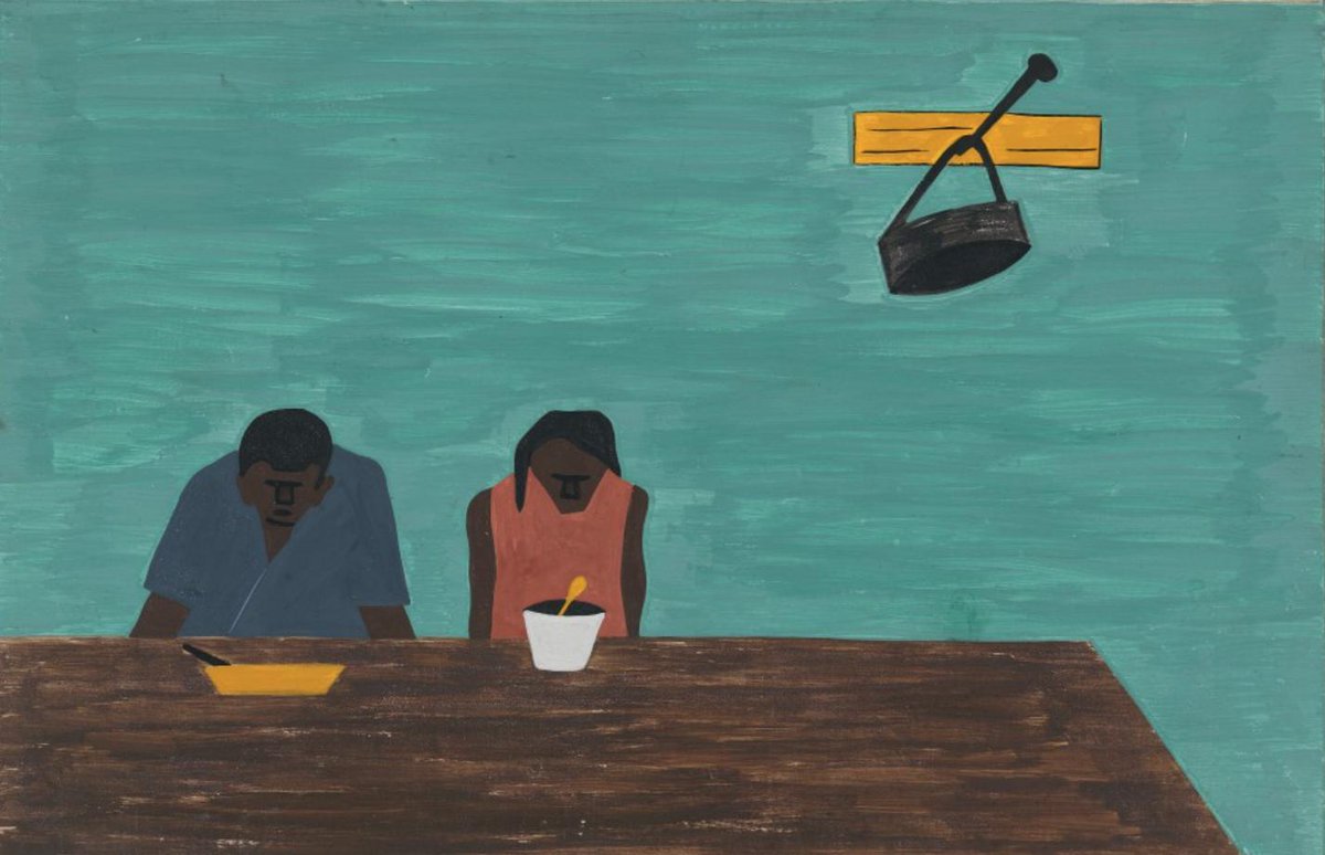 "They were very poor."#10, Great Migration Series, 1941Jacob LawrenceMOMA