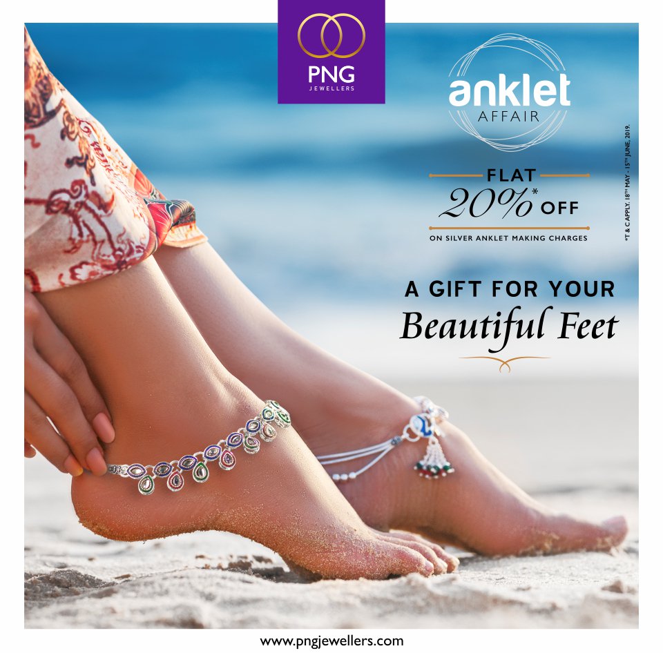 6 Inch Traditional Silver Payal Anklets for Baby Girl