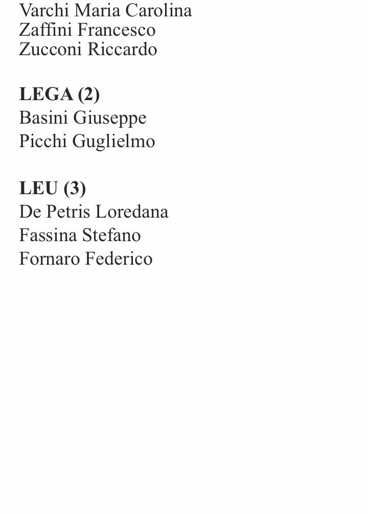 giornale_rm's tweet photo. Ecco deputati e senatori di Forza Italia, Fratelli d’Italia, Lega e Leu che hanno firmato la petizione contro la chiusura della sede di Roma del Giornale. #Berlusconi @berlusconi @ilgiornale @forza_italia @FratellidItaIia @LegaSalvini @liberi_uguali https://t.co/ijPuzHn2gH