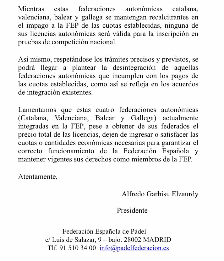 La FEP permitirá participar a todos los menores en el TyC de Madrid 2 La FEP permitirá participar a todos los menores en el TyC de Madrid