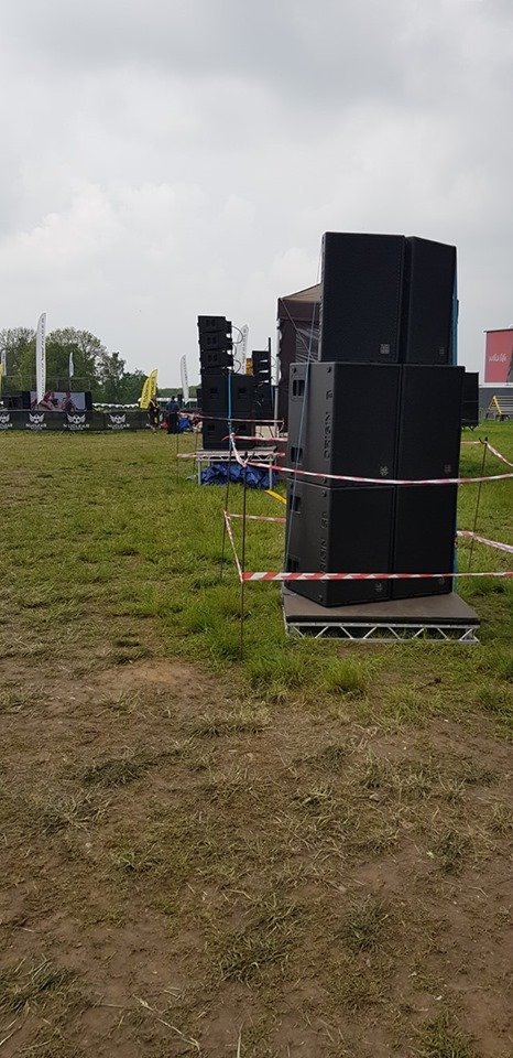 Here are some photos of our Ethos VA and Origin systems in use at the Nuclear races village area in Brentwood, Essex. This PA was supplied by <a href="/soundchoicehire/">Lee Waddington</a>