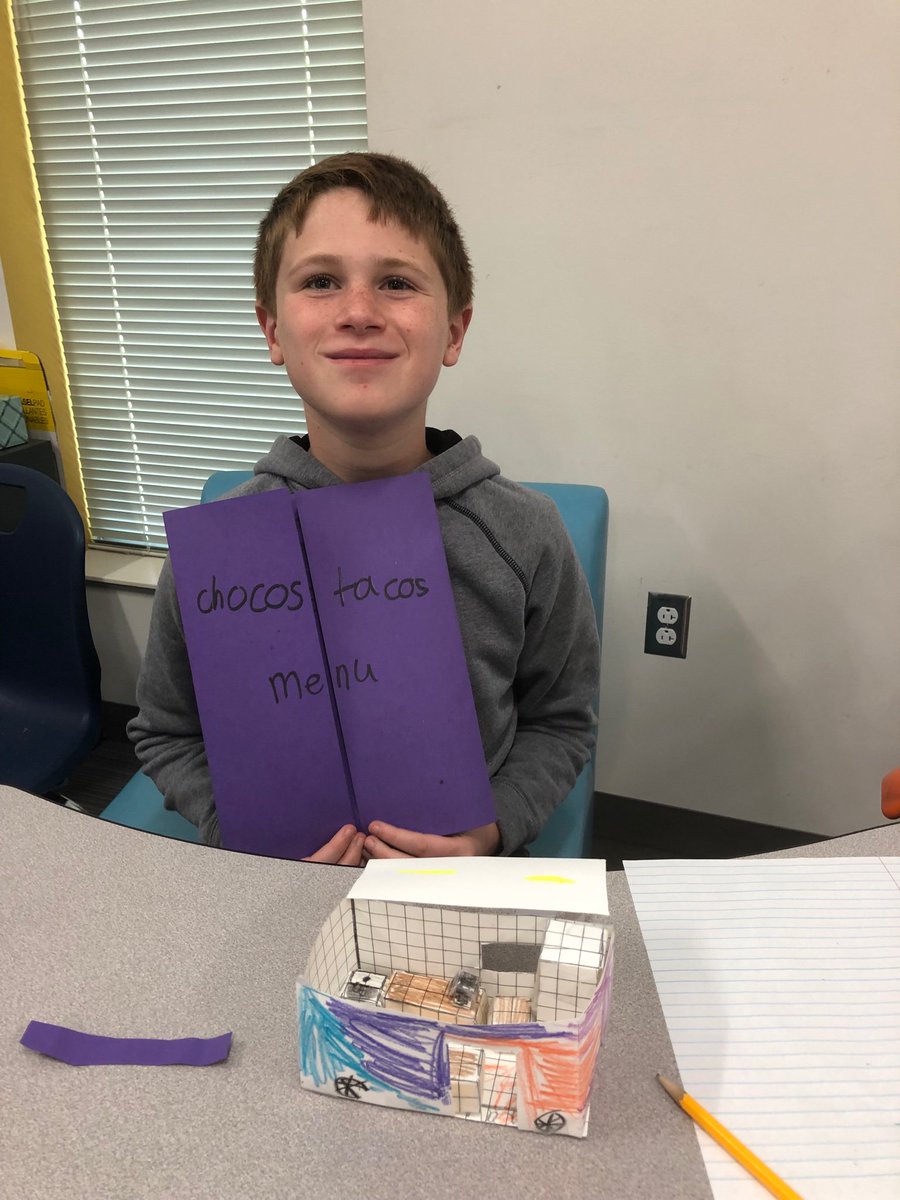 MrsLeftwichSMSD's tweet photo. Happy last day of school! Students finished their taco trucks and are ordering from each other today. @trailwoodsmsd https://t.co/RmWBZ1a3Td