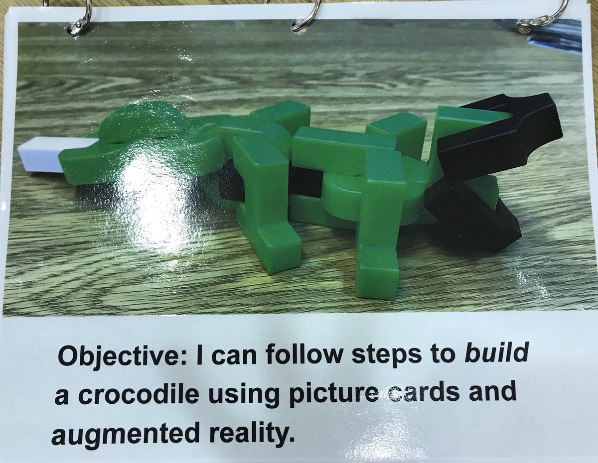 PCPS_Eagles's tweet photo. #Kindergarten #EngagedLearning with #IOBlocks to learn #Sequence #Animals #AugmentedReality #VisualAids #LibrariesTransformLearning @NCSLMA #LCSstrong2theCore https://t.co/GIFsV8S7hr