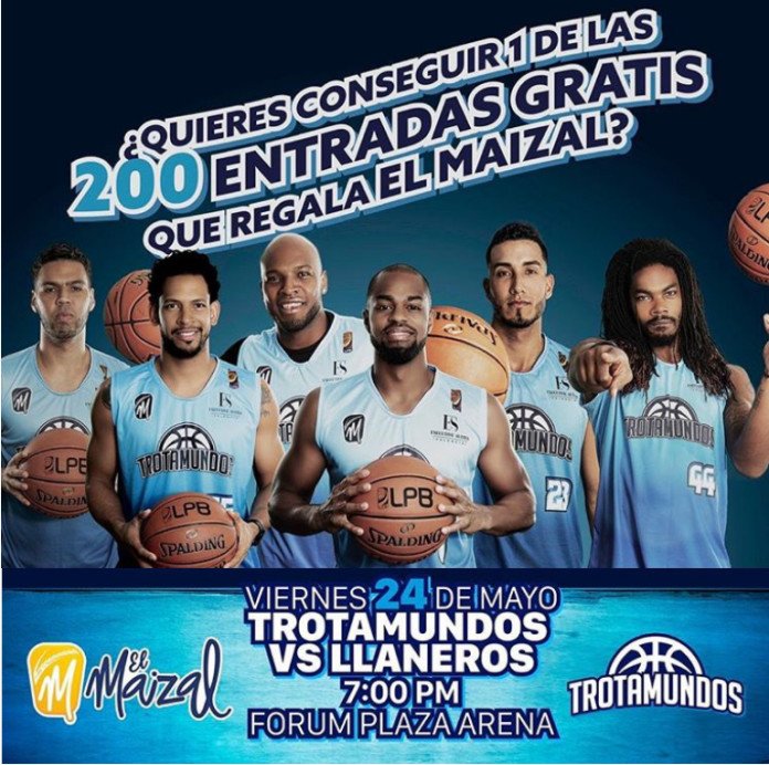 FORUMvalencia's tweet photo. ¡FANÁTICO TROTAMUNDERO! gracias a tú apoyo, nos unimos de nuevo a @alimentoselmaizal.ve @magallanesbbc para rifar 2️⃣0️⃣0️⃣ entradas para este viernes 24/05 en el juego ante @llanerosdeguaricobbc
Busca en IG a @trotamundosbbc y sigue las instrucciones https://t.co/nC93q9EtAv