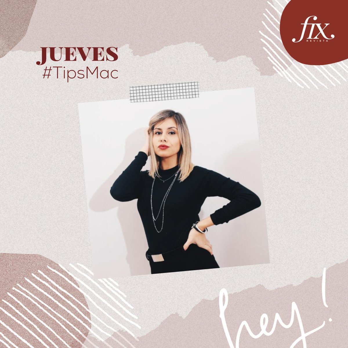 revistafixnea's tweet image. #Jueves #TipsMac 
.
Te presentamos a @MaquiAyelen 
Asesora de Imagen / Fundadora de Mac. Asesora de Imagen
