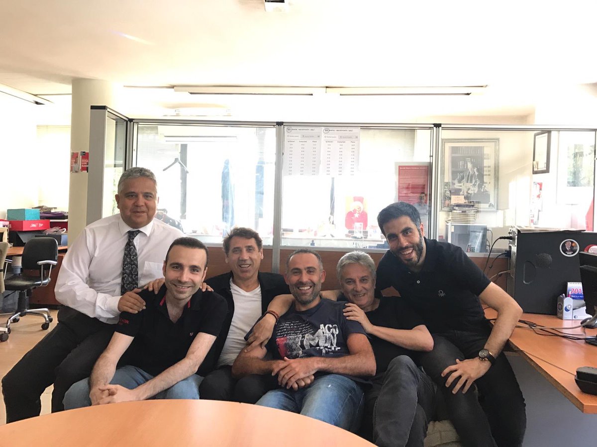 CUMHURİYET GAZETESİ SPOR SERVİSİNİ ZİYARET ETTİM..
