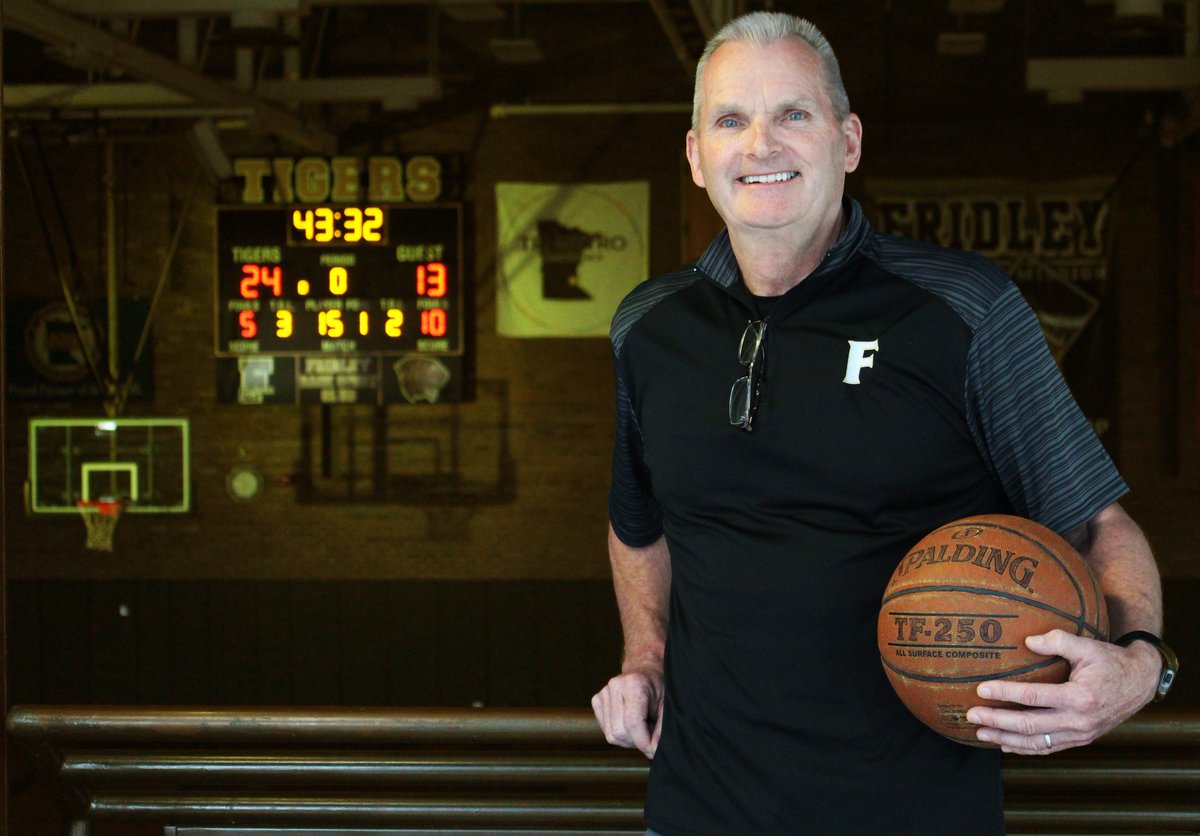 Congrats to "Coach Mac" who will be inducted into the <a href="/MN_BCA/">MN BB Coaches Assoc</a> Hall of Fame! Longtime teacher and varsity boys bball head coach Jim MacDonald has dedicated his life to supporting the students of Fridley - both in the classroom and on the court. fridley.k12.mn.us/page.cfm?p=230…