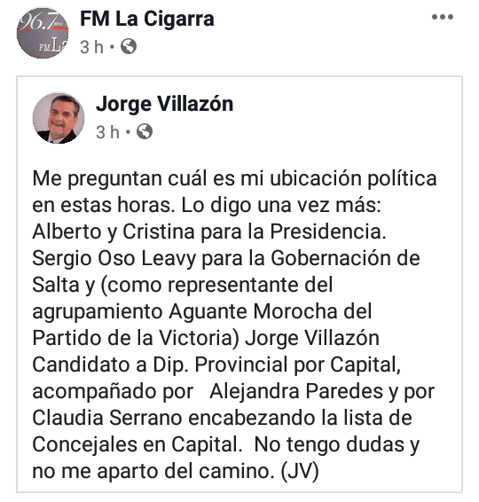 VillazonSalta's tweet photo. https://t.co/7dogeoPIOe