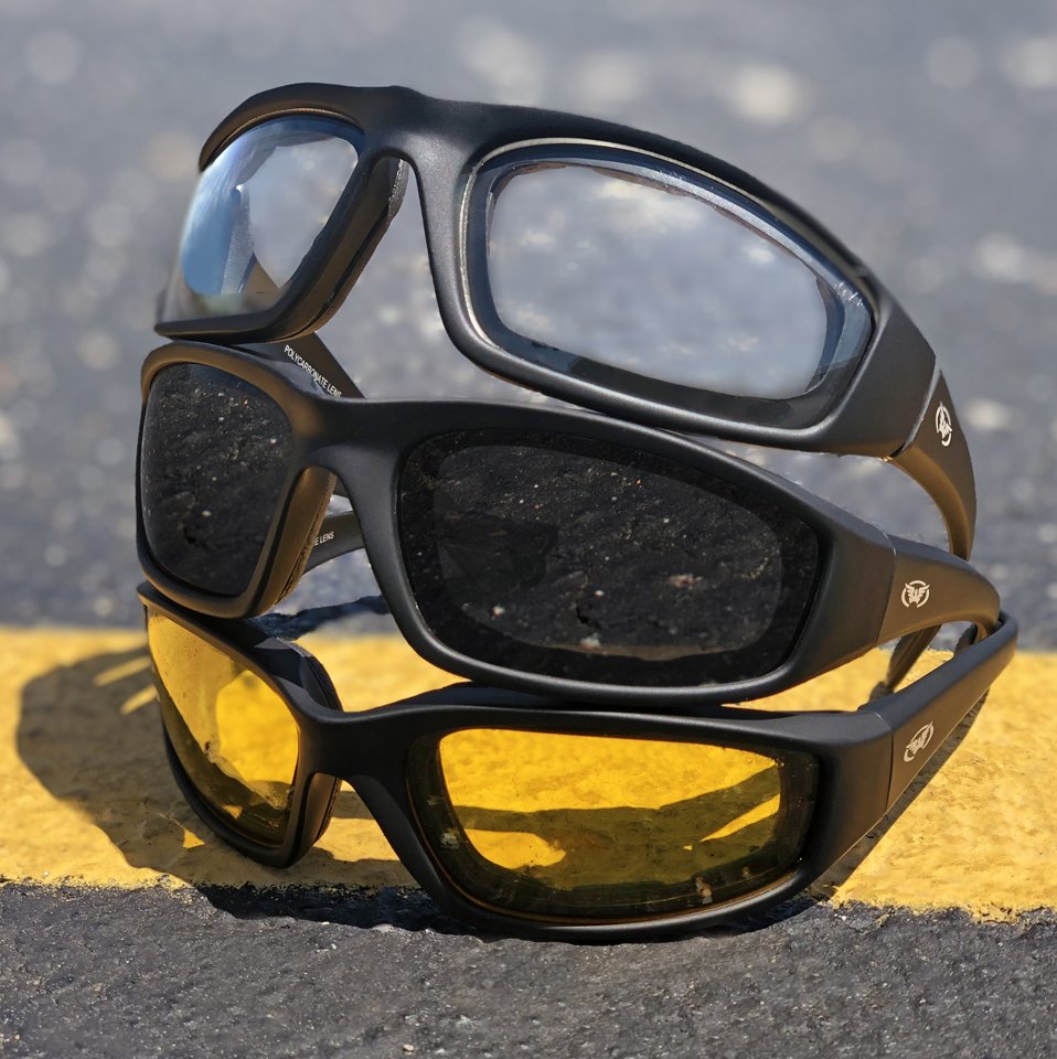 KICKBACK Z A/F is one of our most consistent top-seller for its' reasons. For the comfortable fit, style &amp; ANSI Z87.1+ safety protection you need riding on the road, this sunglass has you covered! Check out our website for more information on this product: globalvisioneyewear.com/product/kickba…