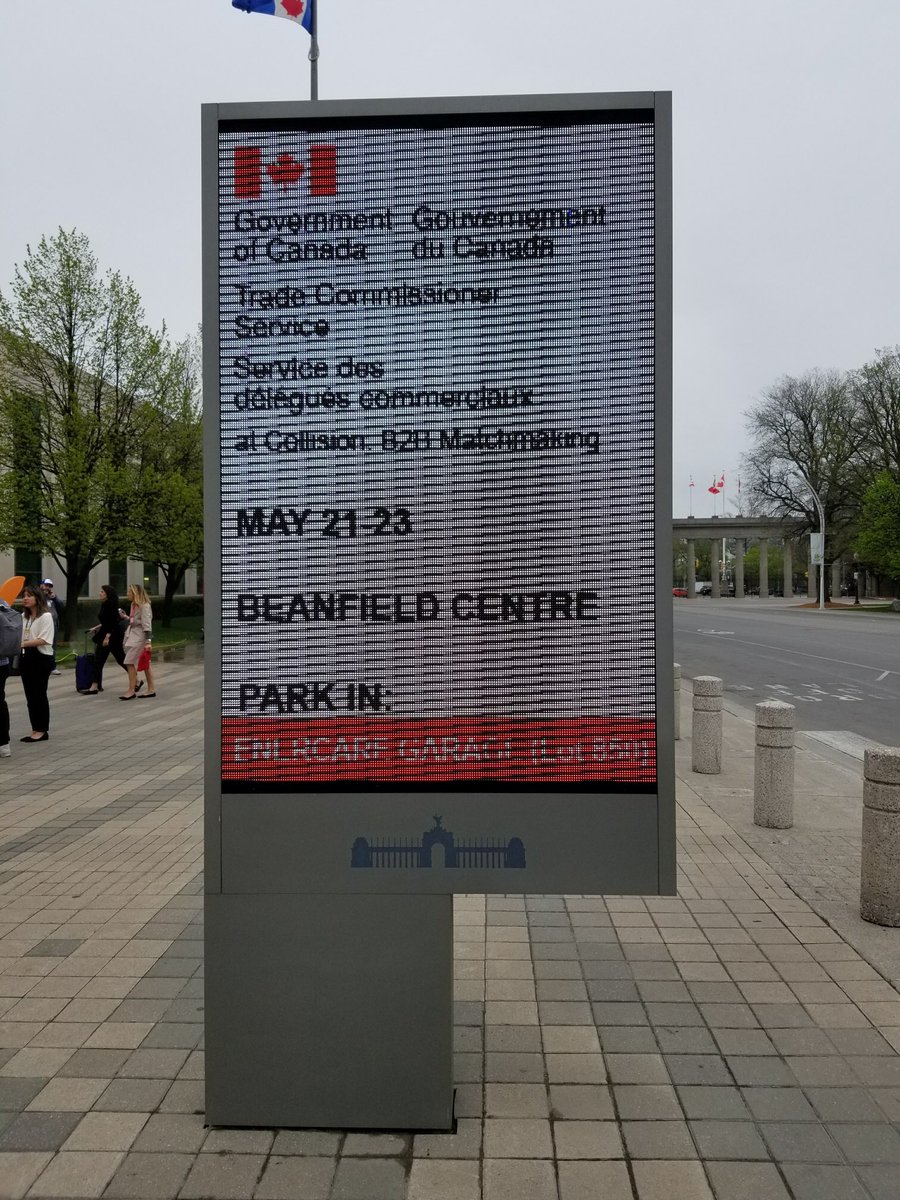 RWintTCS_SDC's tweet photo. Setting up the @TCS_SDC booth for the last day of #CollisionConf. The time’s flown by and what a productive show: so many B2B meetings and non-stop action at the booth! #Cdntech #CollisionCanada https://t.co/MCe52BQ9N5