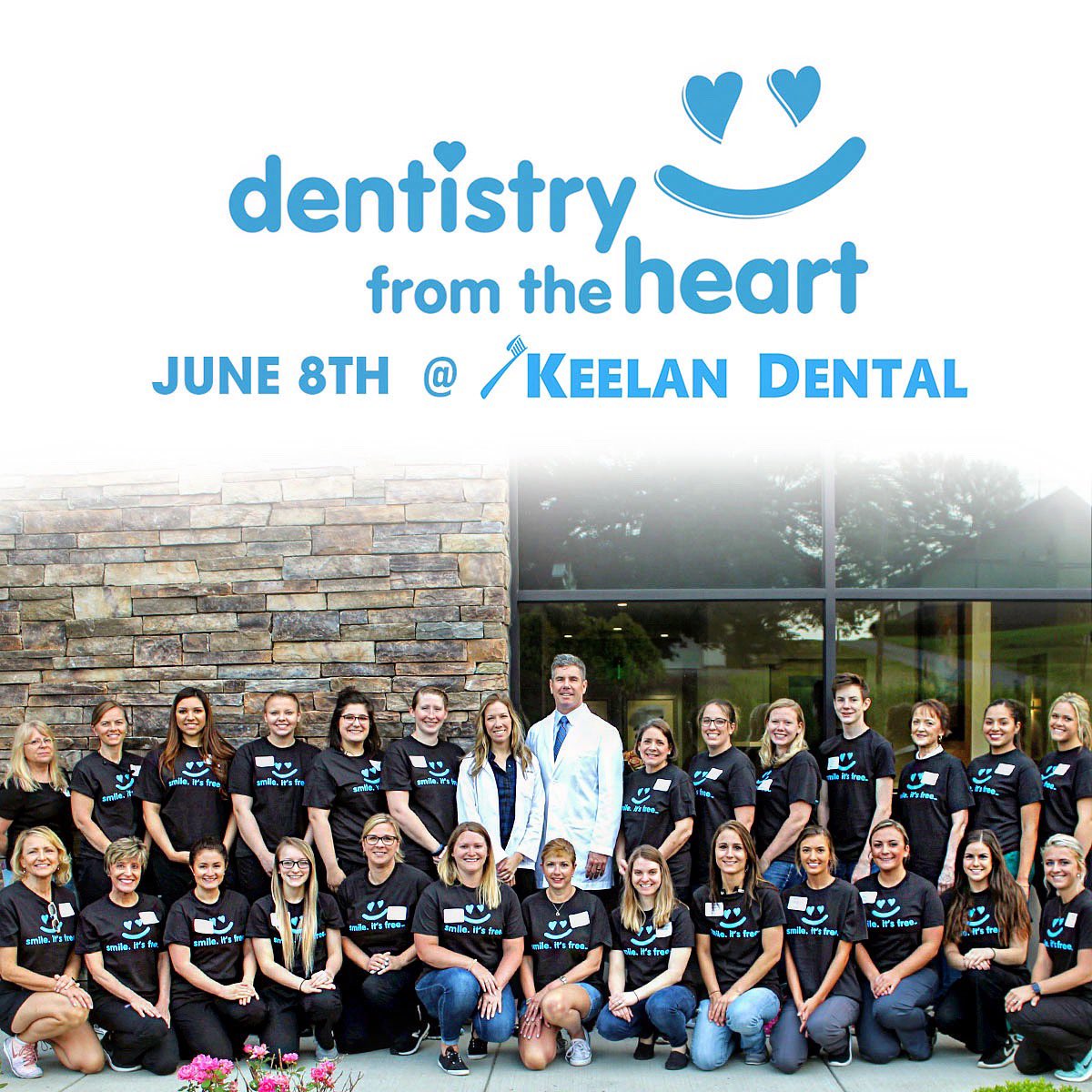June 8th only! Free cleaning, filling or extraction! Visit our website for more information. #keelandental #butler #pennsylvania #charity #dfth #dentistry #dentalcare