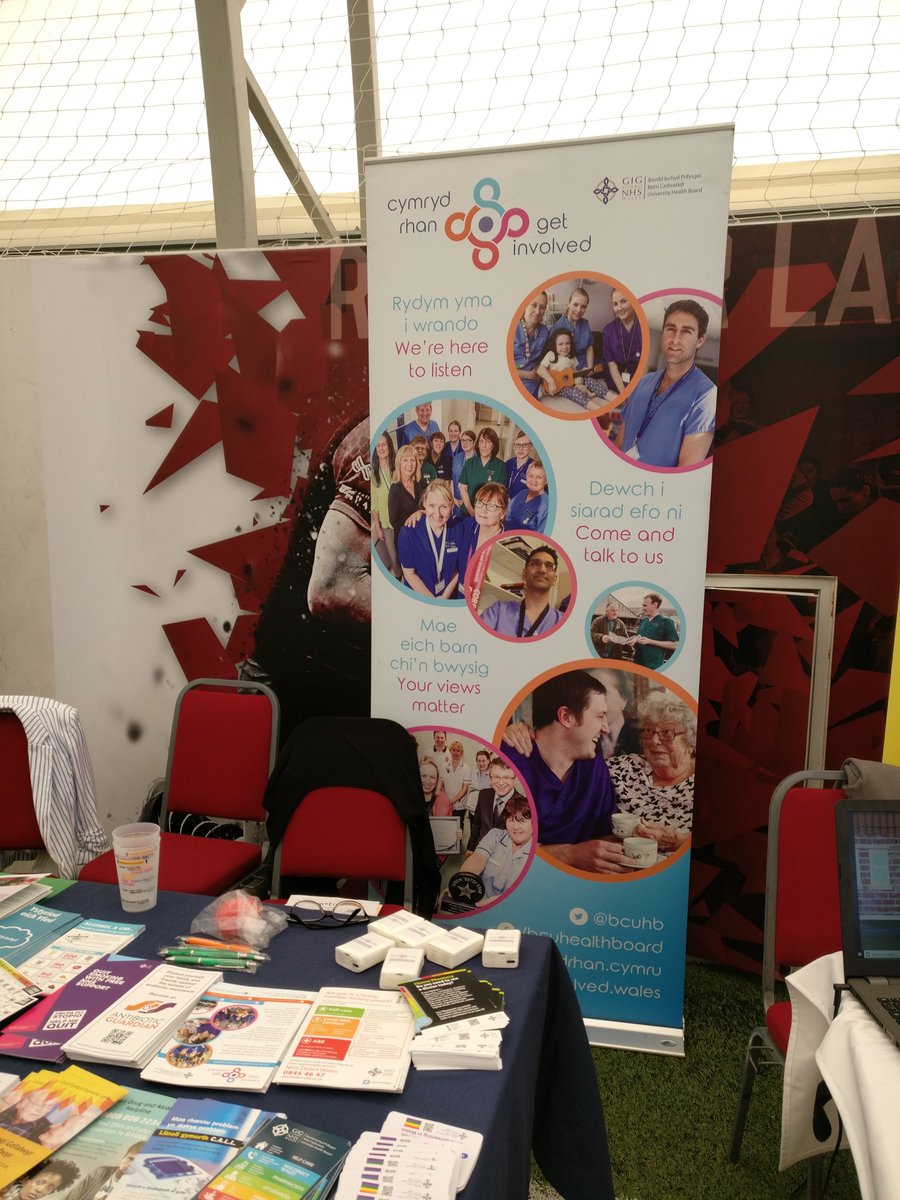 @BCUHB is at the fantastic <a href="/MOTIV8NWWALES/">Motiv8 Conwy & Denbighshire</a>  event at Eirias Park. A great day for trying out and finding out about wellbeing activities.