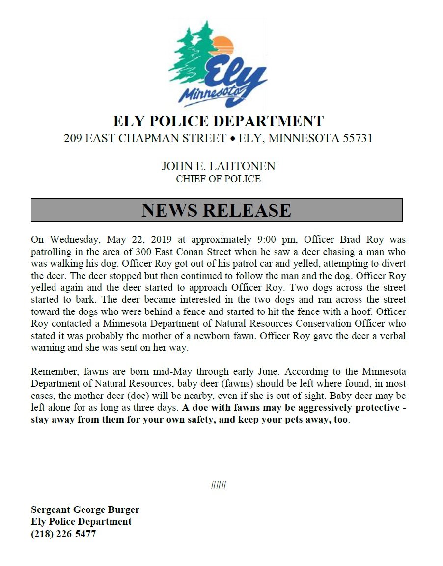 Press Release: