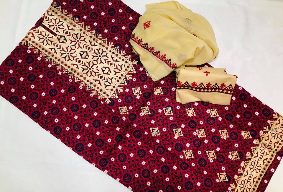 M_talha09's tweet photo. Ajarak lwn Fabric 3 pc suits with chiifon dupta plz order inbox or whatsapp 03346004003 #IndianElections2019 #Afghanistan #ElectionResults2019 #fashion #Trending #lessprice #OnlineMarketing #tiktok https://t.co/Uin4kO8wtd