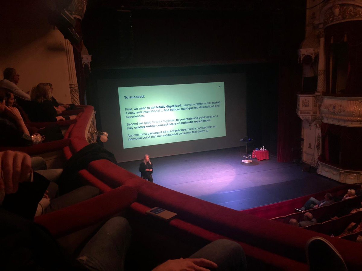 On future of #travel and starting up a #business. It’s f* global. Great entrepreneurs from #hämeenlinna today at <a href="/aleksanterintea/">aleksanterinteatteri</a>. Hope to meet up soon. Photocredits to my ’ex-boss’ <a href="/pekkavihma/">Pekka Vihma</a>⭐️
