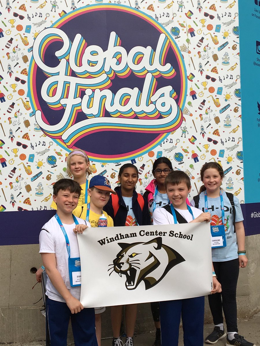 wyeoak12230's tweet photo. Windham Center School Destination Imagination Team Inspired In Kansas City! #thanksNeighbors #TeamNH #IDODI  #GlobalFinals2019 ⁦@Mrs_deLara⁩ ⁦@RoryDOConnor⁩ ⁦@CenterWindham⁩ ⁦@WCS_STEAM⁩ https://t.co/wTmECTd3ud
