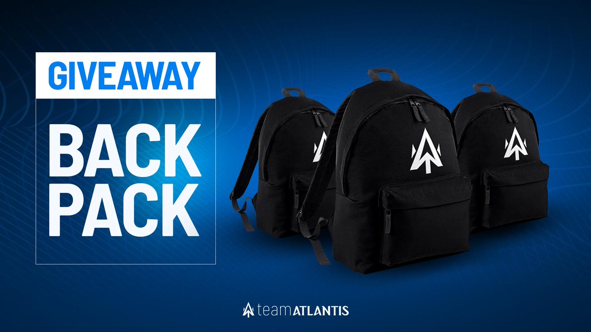 G2Atlantis's tweet photo. Our new Atlantis Backpack with a Reflective logo is already in our shop! To celebrate that we're hosting another giveaway! 

Selecting 3⃣lucky winners TOMORROW! 🌊

To enter:
Follow @Team_Atlantis 
Retweet
Like https://t.co/gyr2SKpF5U