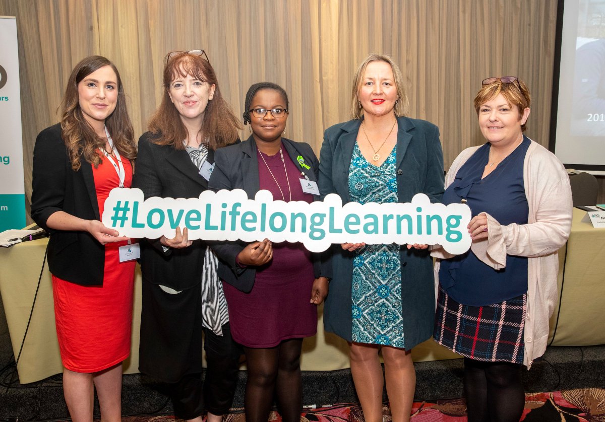 aontas's tweet photo. Such a fantastic event yesterday for the #AONTASAGM2019 with a lively discussion on AONTAS & #AdultEducation in Ireland over the past 50 years, the election of new Board members, a member consultation on the next #FETStrategy and launching our new Strategic Plan #AONTAS50 https://t.co/ak0GEtui1a