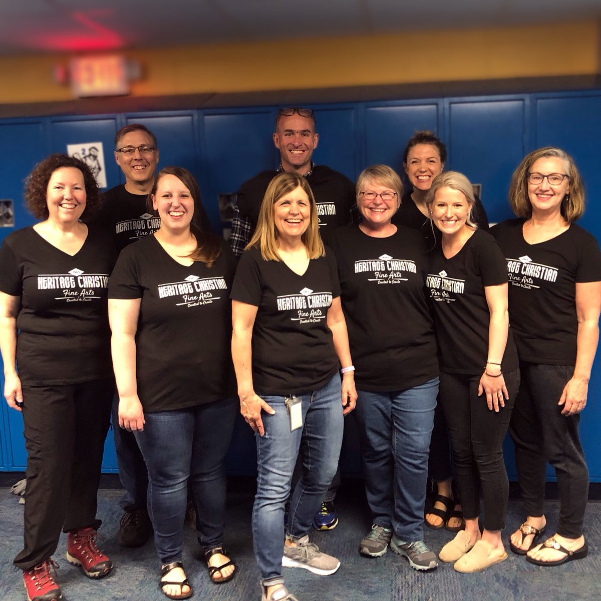 CBartemus's tweet photo. This group. Heritage Christian Fine Arts faculty (K-12).  Living out Jesus and pursing excellence in education- everyday. I’m thankful to be a part of this team ⁦⁦@bklingerman⁩ https://t.co/3YRTyjgGC4