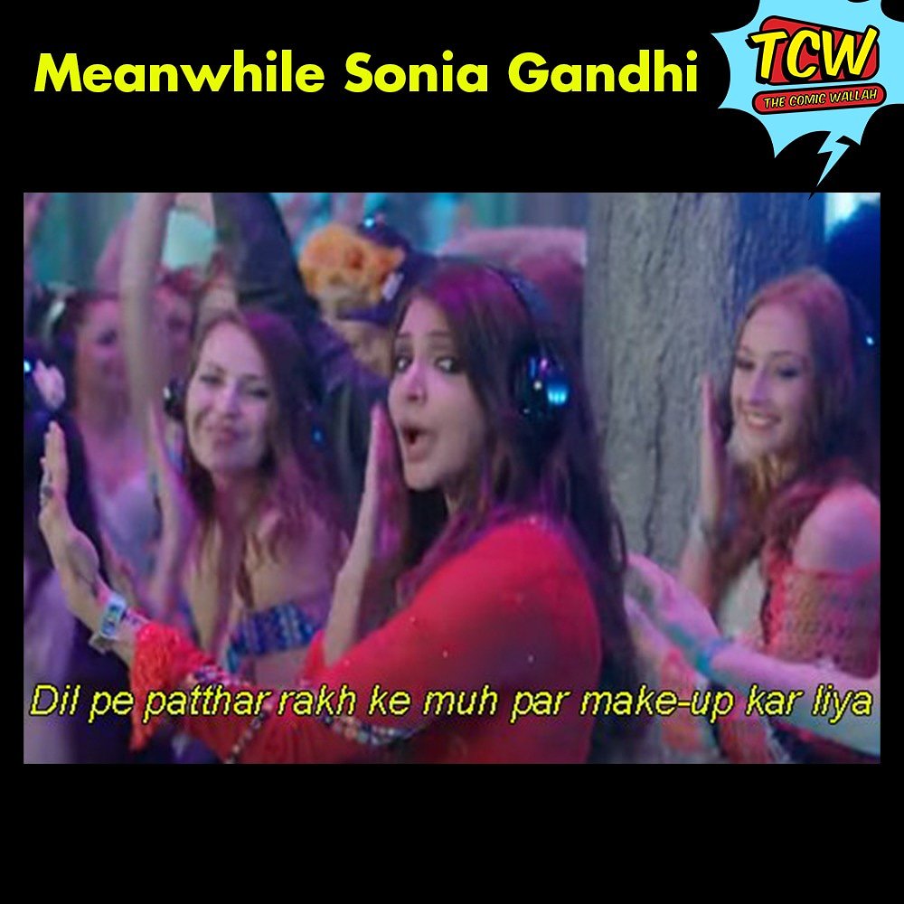 theCOMICWALLAH's tweet photo. Congress is our meme material today
.
.
#meme #memesdaily #modi #rahulgandhi #soniagandhi #bjp #elections #electionresults2018  #congress https://t.co/4cKLw6CxdL