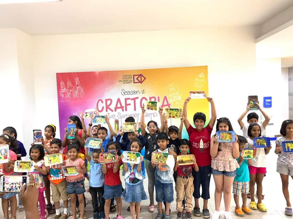 KNMAIndia's tweet photo. Glimpses from Day 2 of “Craftopia Season-2". Workshop on art form ‘Bengal Pat'at Kiran Nadar Museum of Art, Noida
For enquiry or to register please email us at vist@knma.org
or call us at +91-9540939420
#Craftopia #Craftopia2019 https://t.co/6UxwUzPJY6