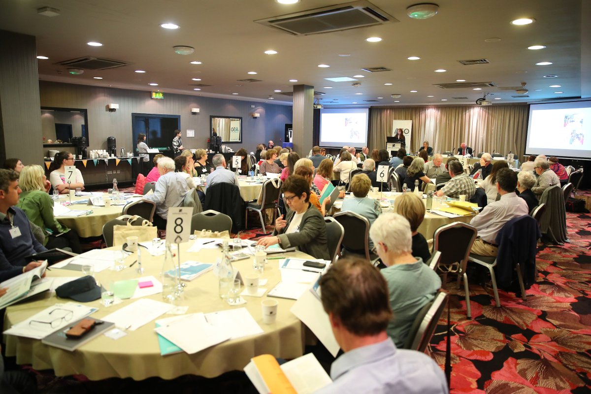 aontas's tweet photo. Such a fantastic event yesterday for the #AONTASAGM2019 with a lively discussion on AONTAS & #AdultEducation in Ireland over the past 50 years, the election of new Board members, a member consultation on the next #FETStrategy and launching our new Strategic Plan #AONTAS50 https://t.co/ak0GEtui1a