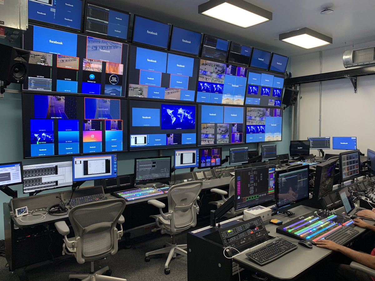 EVSEquipment's tweet image. Extreme flexibility was Facebook's main criteria when selecting technology for its new convention center. Read more to see how EVS' Dyvi production switcher is used at Menlo Park: avinteractive.com/features/case-…
