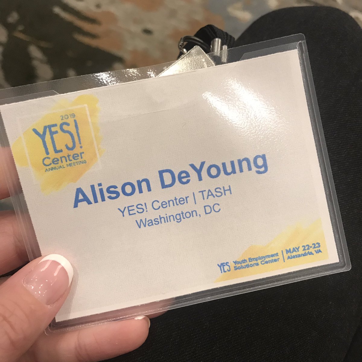 AliDeYoung's tweet photo. Day 2! #2019YCAM @YEStoEmployment https://t.co/UMyrjXDpql