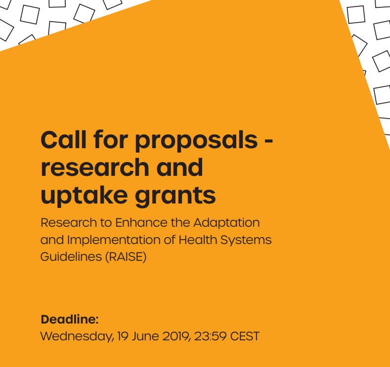 EtienneVincentL's tweet photo. New funding opportunity from @AllianceHPSR @WHO: 6 research grants (max 100,000 USD each) to support the adaptation &amp; implementation of health systems guidelines in LMICs – initiative includes strong capacity strengthening and engagement of end-users https://t.co/AQTaXplQ7d https://t.co/3gSwhKjU5P
