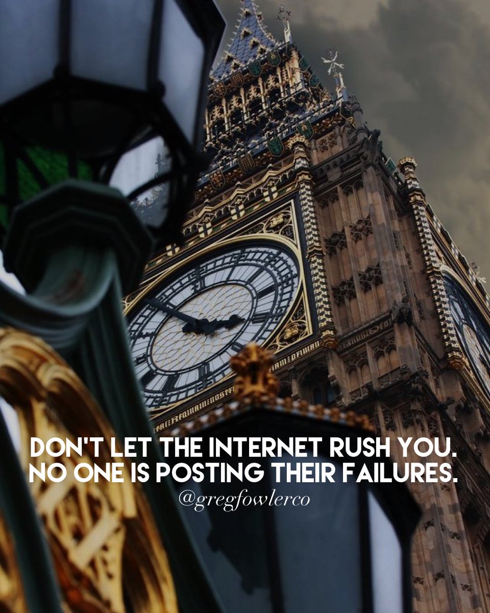 gregfowlerco's tweet photo. Don't let the internet rush you. No one is posting their failures. 🙌🏻 @gregfowlerco #gregfowlerco #coloradosprings #quotes #business #hustle #realestate #realestatesales #realestatemaketing #realtor #realtorlife #realestatelifestyle #realestatesuccess #realestatelife #realtors https://t.co/JQXbcXWtN9
