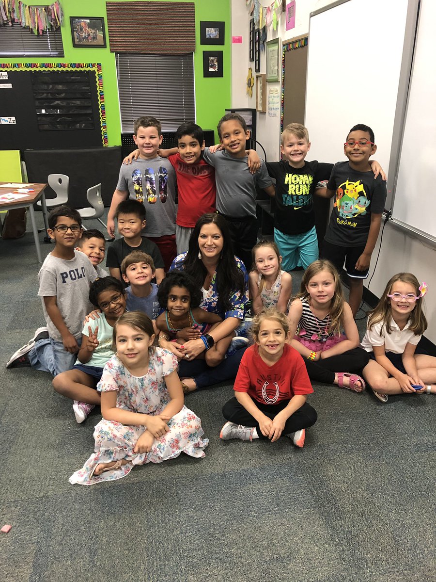 NMcDaniel3rd's tweet photo. Last Day of School with these sweeties!!! Second Grade watch out because they are coming for ya!! @AustinElem #mcd1b #lovethesesweetkids https://t.co/hl1CC1vGOI