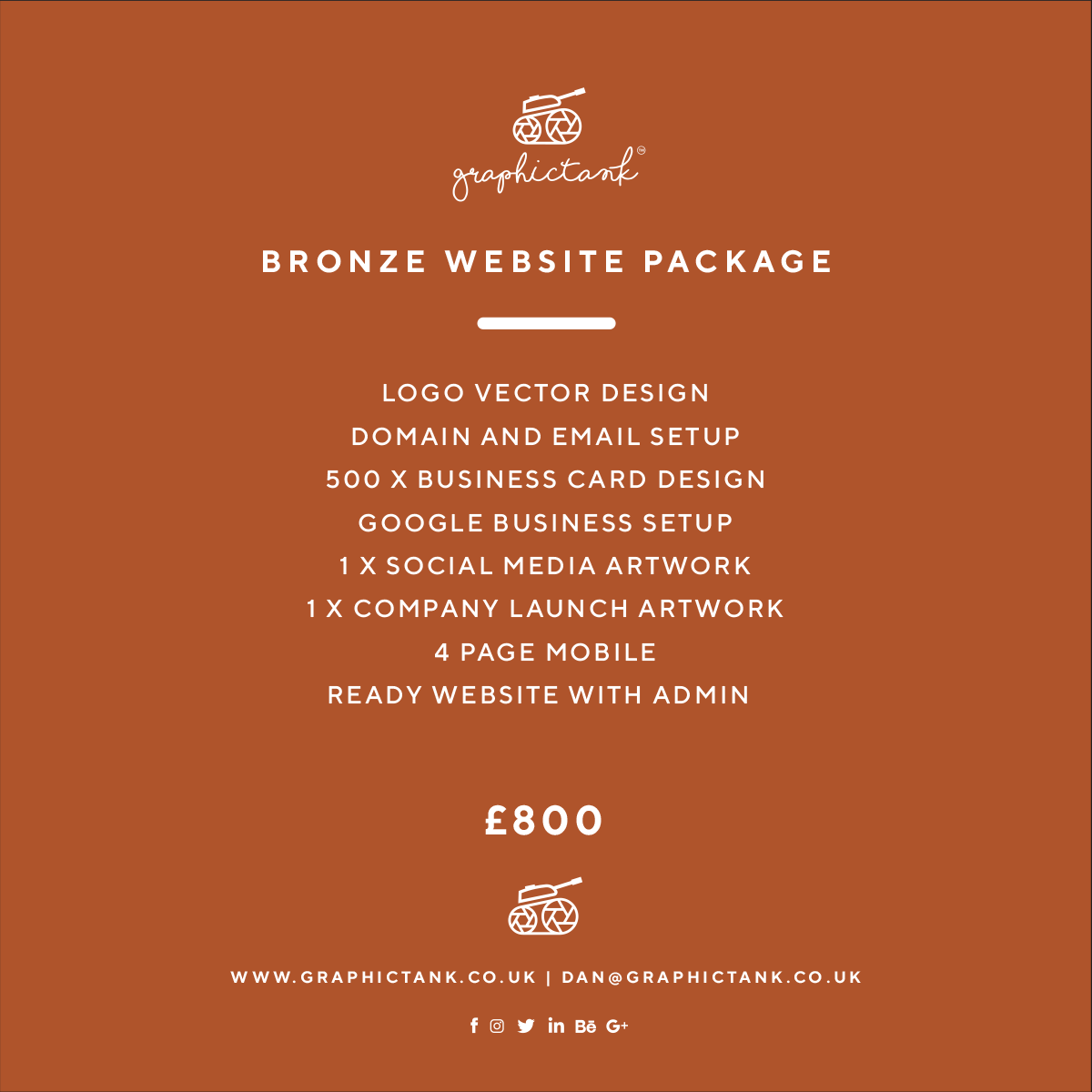GraphicTank's tweet photo. Website Packages. Email - dan@graphictank.co.uk
#graphictank #websitedesign #websitedevelopment #packages #graphicdesigner #logobranding #companyidentity #wordpress #website #businessdesign https://t.co/aIVfUL7DPx