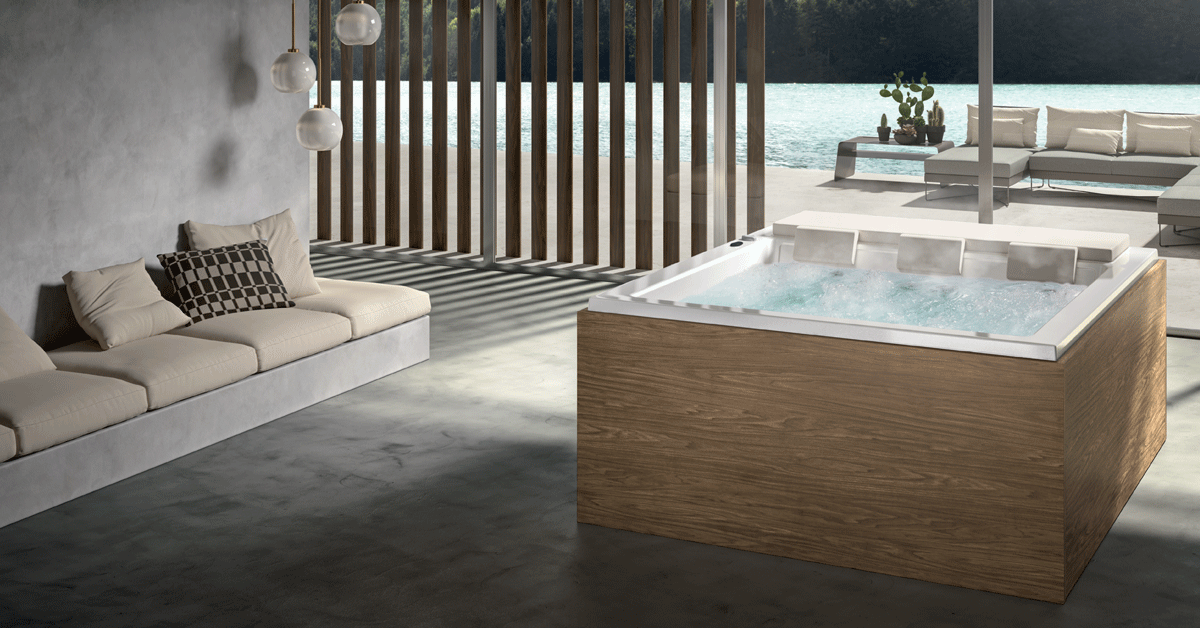 albatros_srl's tweet photo. Design e funzionalità in sintesi perfetta per dare forma al #benessere. Quattro posizioni di immersione, getti d’aria e acqua programmabili e modulabili per la massima personalizzazione. La #minipiscina Soreha Pool è anche gestibile tramite APP! https://t.co/tCb7di3sd1 https://t.co/jZHAKbgg8z