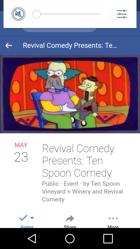 Tonight! Come watch us be classy! Ten Spoon Winery 6:30 pm