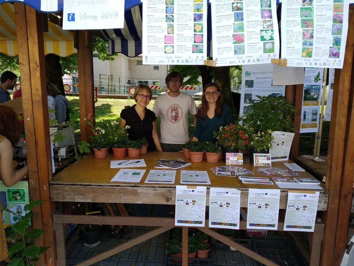 interregantea's tweet photo. ANTEA è alla festa Agrovet
c/o campus Disafa - UniTO
23 maggio 2019 @InterregALCOTRA #antea #itafra #fiori #eduli #fleurs #comestibles https://t.co/TPIEljT3BE